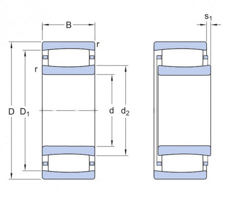 SKF C 2206 TN9/C3 toroidné ložisko CARB