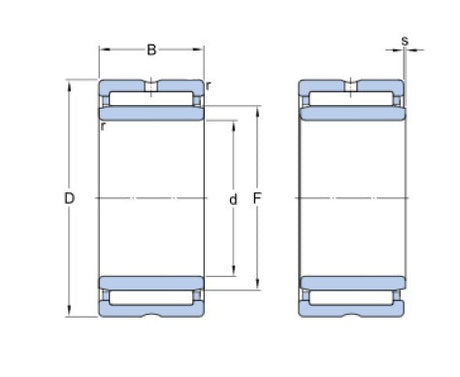 SKF NA 4824 valčekové ložisko