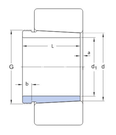 SKF AH 2238 G upínacia puzdro