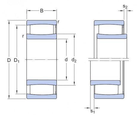 SKF C 2206 V valčekové ložisko