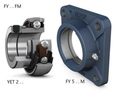 SKF FY 40 FM prírubová ložisková jednotka