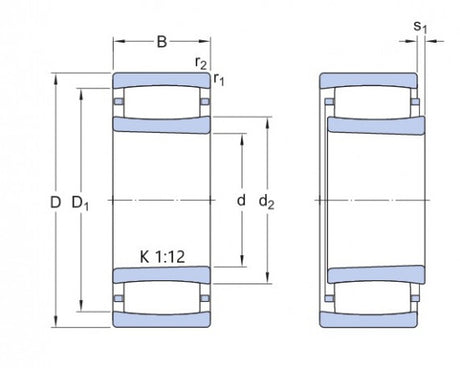 SKF C 2213 KTN9/C3 toroidné ložisko CARB