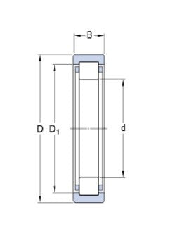 SKF RNU 202 ECP valčekové ložisko
