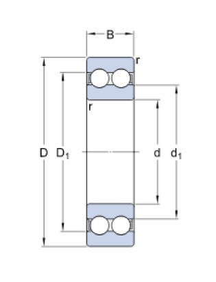 SKF 4211 ATN9 ložisko s valčekmi