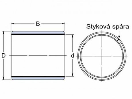 SKF PCM 161815 E ložiskové puzdro, oceľ-PTFE