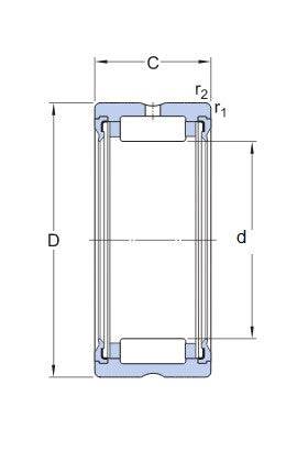 SKF RNA 4910.2RS guľôčkové ložisko