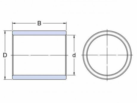 SKF PSM 152230 A51 ložiskové puzdro, zliaty bronz