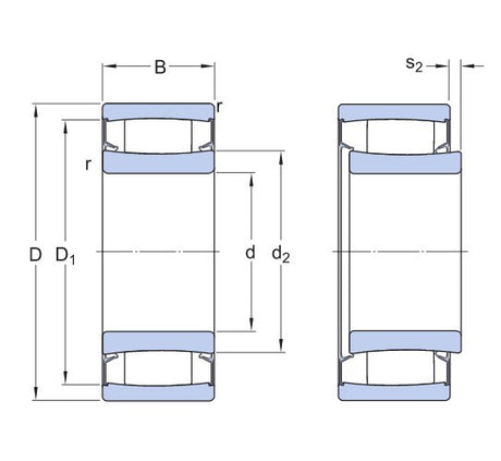 SKF C 6912-2NSV/C3 toroidná ložisko CARB