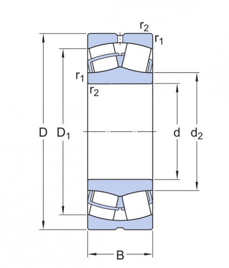 SKF 22344 CCK/C4W33 ložiská kĺbového typu