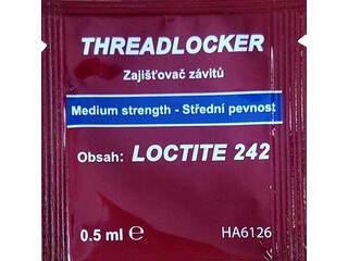 Loctite 242 - 0,5 ml, stredněpevnostný