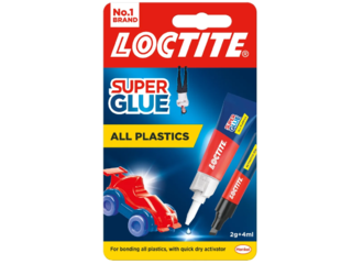 Loctite Super Bond All Plastics - 2 g + 4 ml