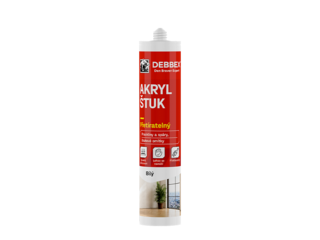 Akrylový štukový tmel 280 ml kartuša biela