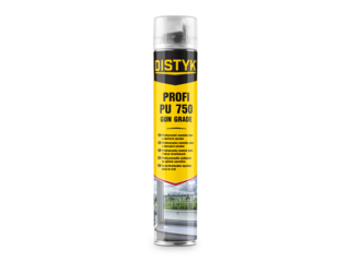 Pištoľová pena PROFI PU 750 DISTYK Line 750 ml zelená