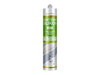 Sanitárny silikón Green Line 280 ml biela