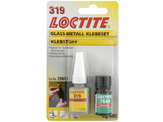 Loctite AA 319/7649 - 5 g/4 ml sada lepidlo sklo - kov