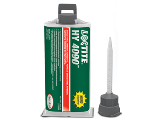 Loctite HY 4090 CR50G - 50 g hybridné univerzálne lepidlo, mierne zakalené, sivasté-svetložlté