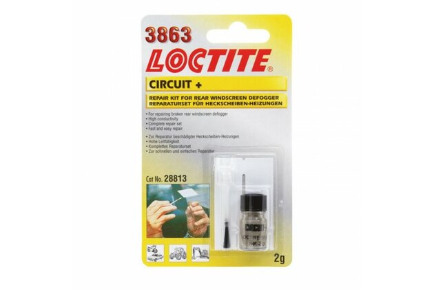 LOCTITE 3863 - 2 G OPRAVA VYHRIEVANIA ZADNÉHO SKLA