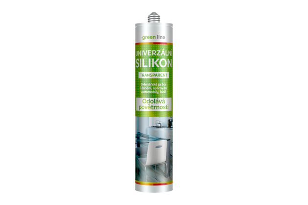 Univerzálny silikón Green Line 280 ml transparentný