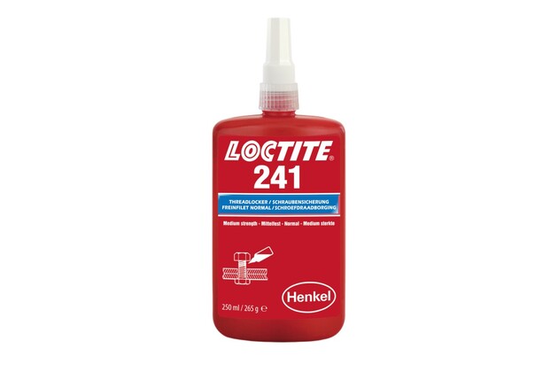 Loctite 241 - 250 ml, strednepevnostné