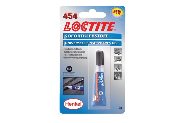 Loctite  454 - 3 g, sekundové lepidlo 